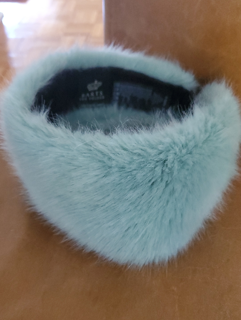 Barts Calla Fur Deluxe Faux Fur Headband Neck Warmer Mint Green - Picture 15 of 15